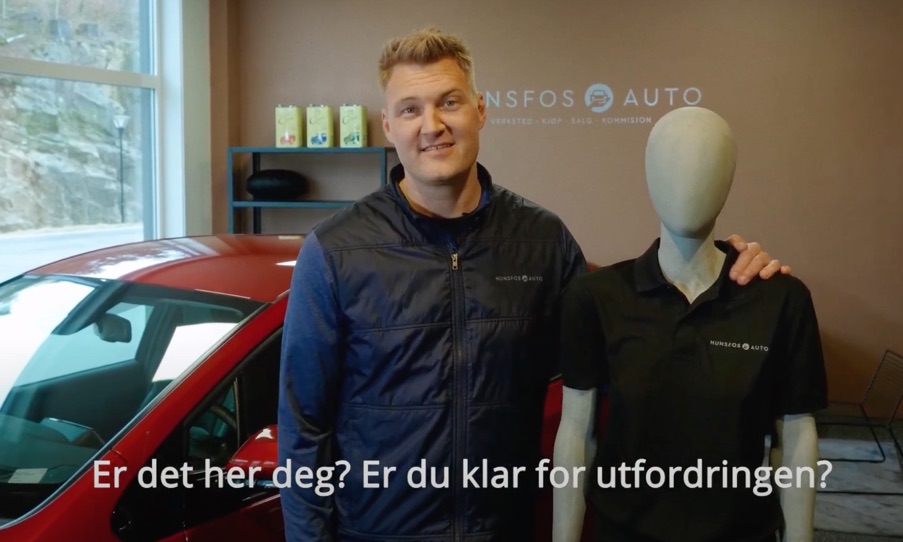 video Ledig stilling Hunsfos auto